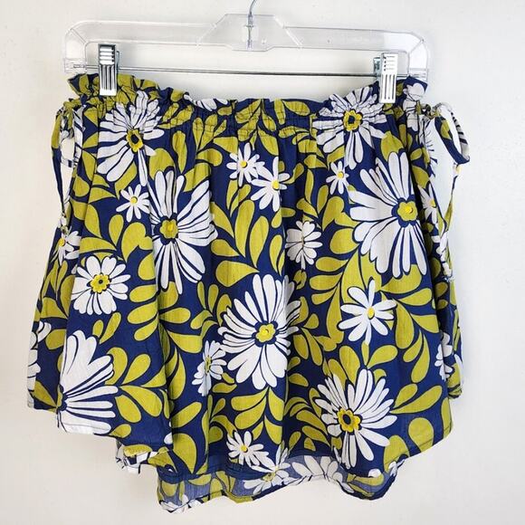 NWT Aerie Side Tie Skirt Size Medium Floral Colorful Summer Beachy Flirty Cute - Picture 4 of 6